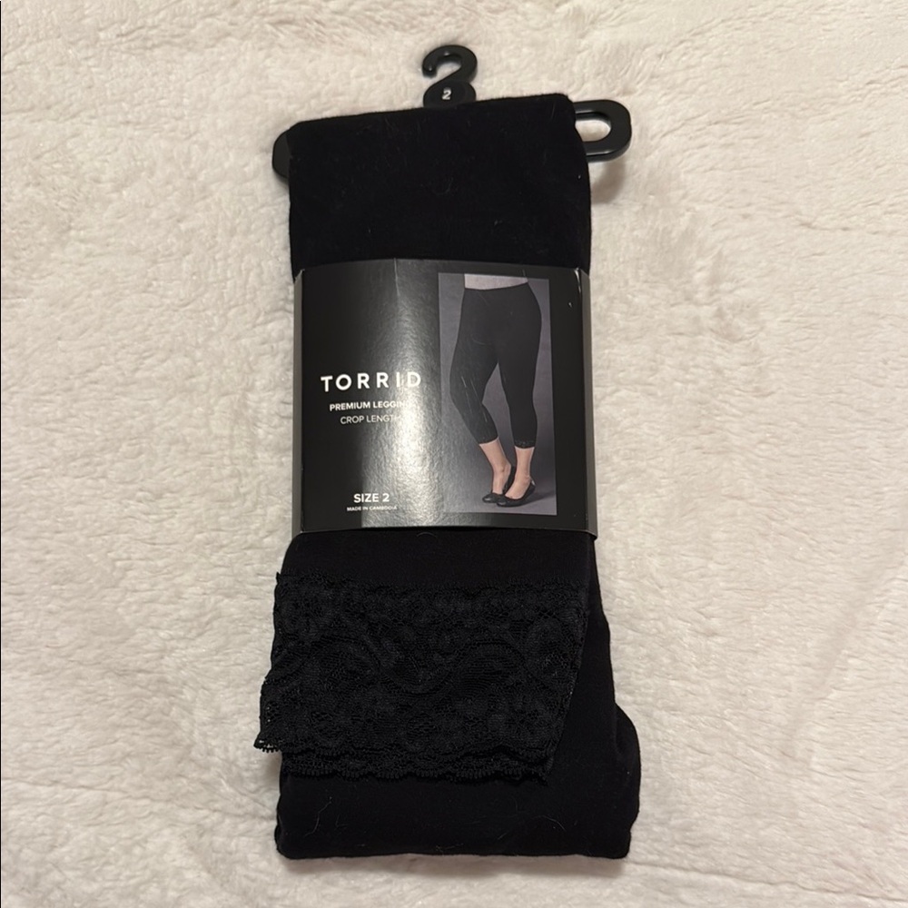 Torrid Black Premium Leggings - Cropped